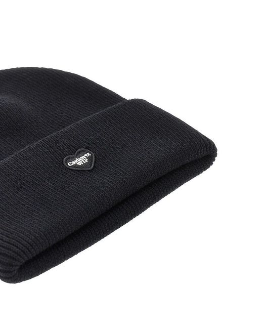 Beanie Con Patch Logo di Carhartt in Black da Uomo