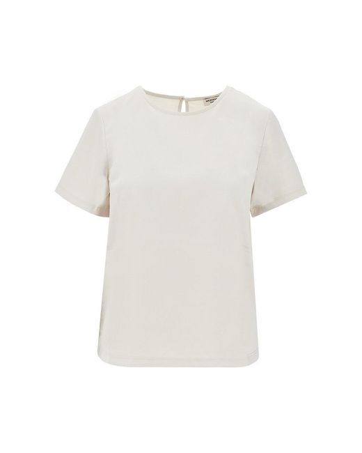 Weekend by Maxmara White Satin T-Shirt