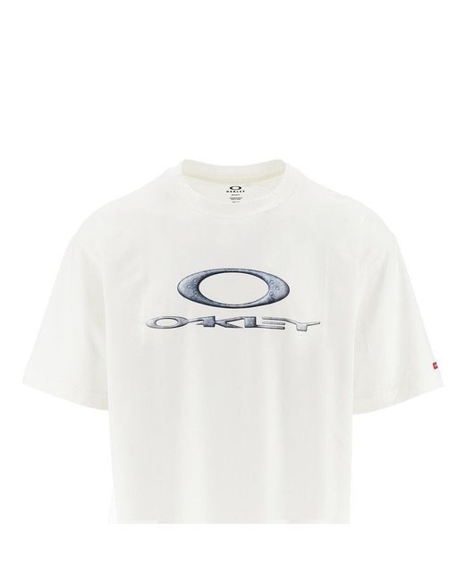 Oakley White 'New Retro X-Metal 3.0' T-Shirt for men