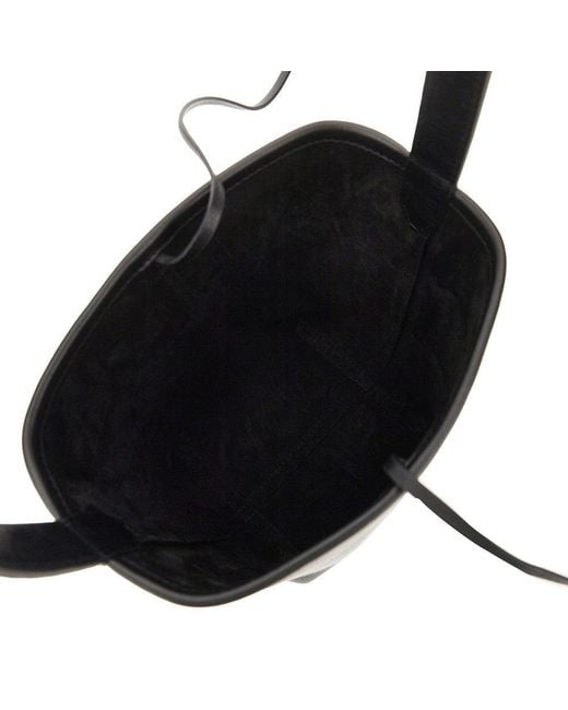 The Row Black Small N/S Park Tote Bag