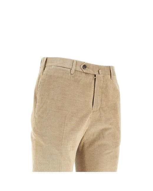PT Torino Natural Corduroy Slim Fit Pants for men