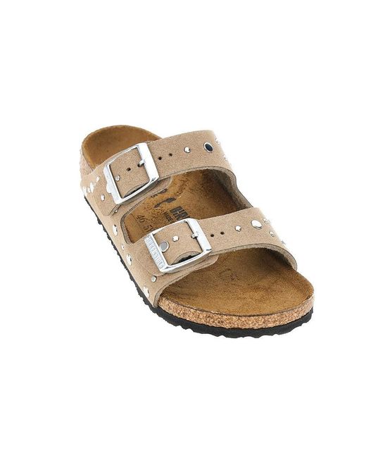 Birkenstock Multicolor 'Arizona' Rivets Slides Kids