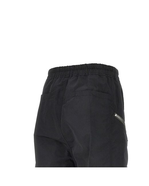 Rick Owens Black Heizer Bela Nylon Shorts for men