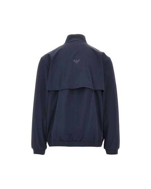EA7 Blue Ventus7 Full-Zip Sweatshirt for men