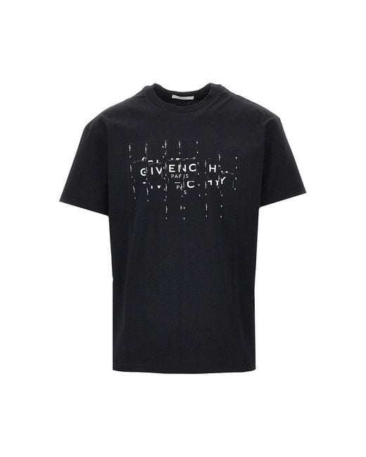 Givenchy Black 'Photographic Negative' Print T-Shirt for men