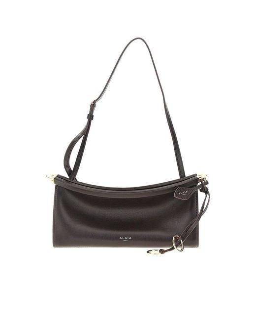 Alaïa Black Leather Small 'Le Click East West' Bag