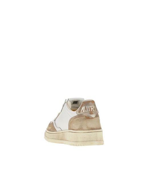 Autry Natural Super Vintage Medalist Low Sneakers for men