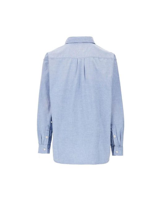 Carhartt Blue 'Painter' Chambray Cotton Shirt for men