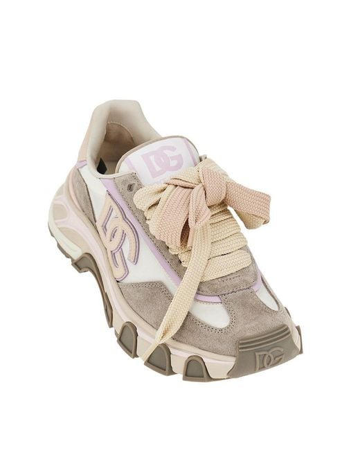Dolce & Gabbana Natural 'Dg Country Road' Sneakers