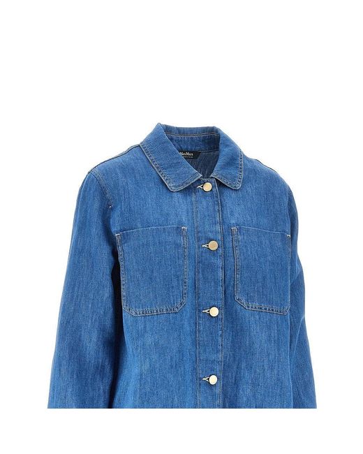 Max Mara Blue Denim Shirt