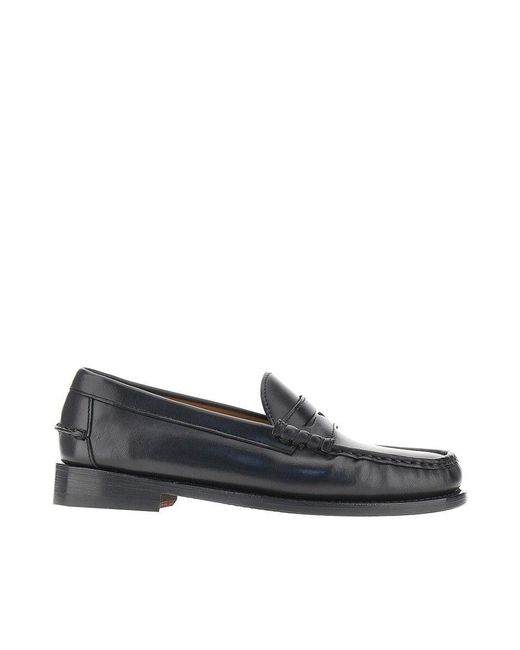 Sebago Blue 'Ferrara' Leather Loafers for men