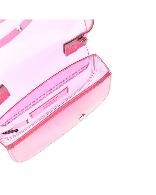 DIESEL Pink '1Dr' Jelly Tpu Shoulder Bag