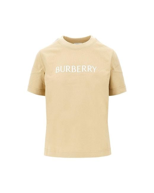 Burberry Natural Logo Print T-Shirt