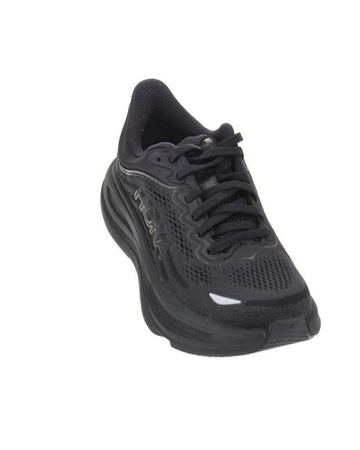 Hoka One One Black 'Bondi 9' Sneakers