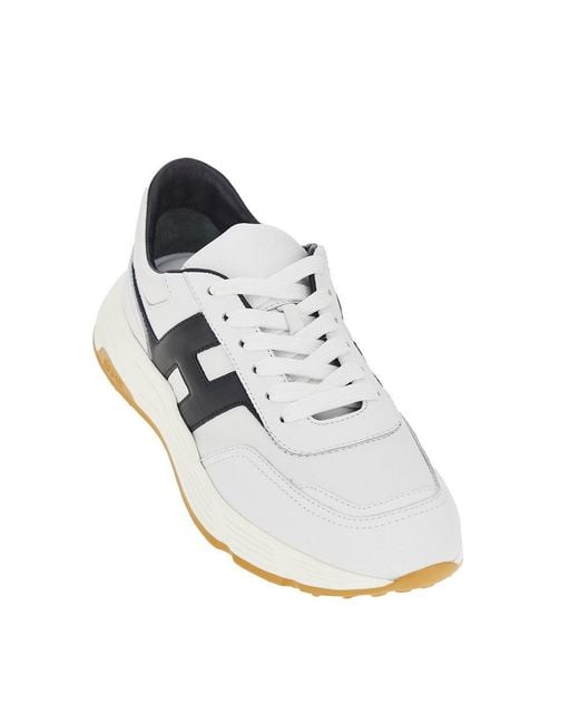 Hogan White Hyperlight Leather Sneakers 8 for men