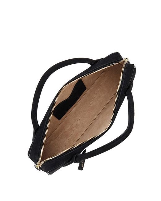 Alaïa Blue Suede Leather 'Le Teckel' Clutch