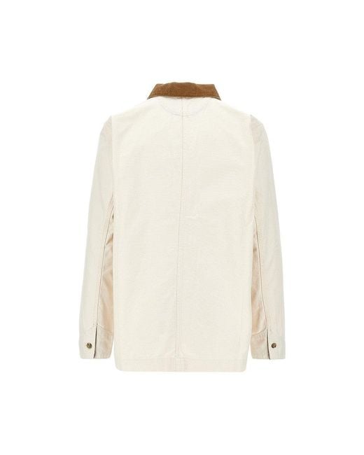 Patagonia Natural 'Point Reyes' Canvas Jacket for men