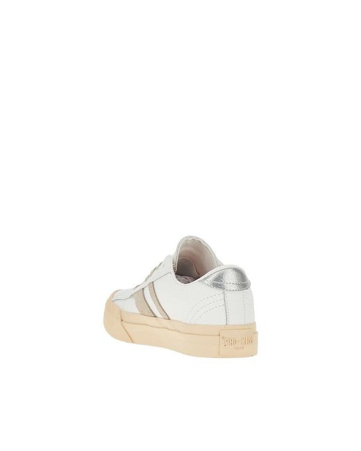 Pro Keds Natural 'Royal Classic' Leather Sneakers