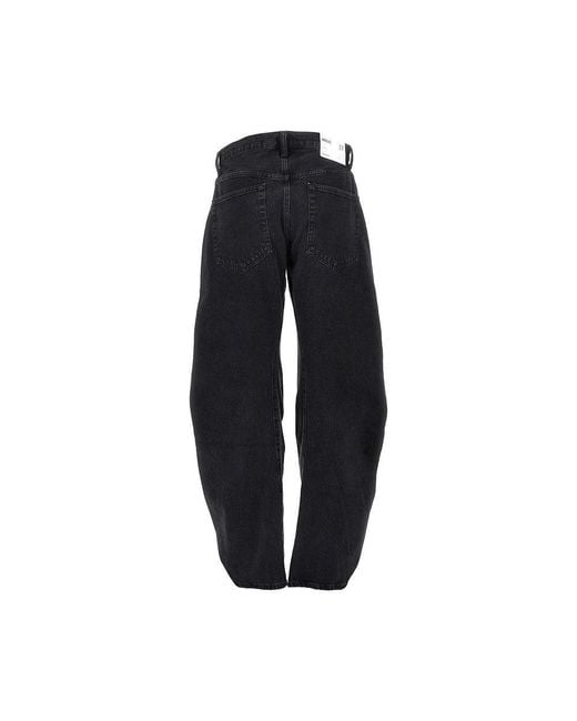 Agolde Blue Cotton Denim 'Spiral' Jeans