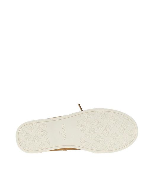Pinko Brown Suede Leather Boat Shoes