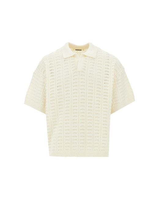 Woodbird Natural Wbshimo Wave Polo Shirt for men