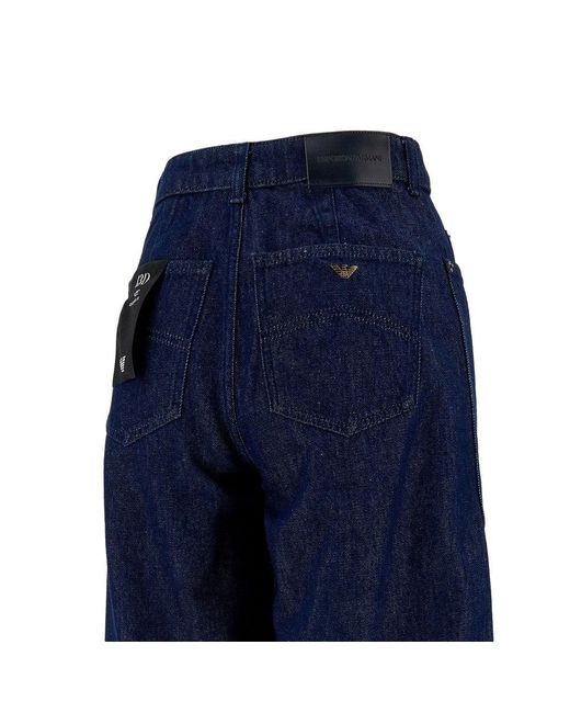 Emporio Armani Blue J3D Cargo Jeans