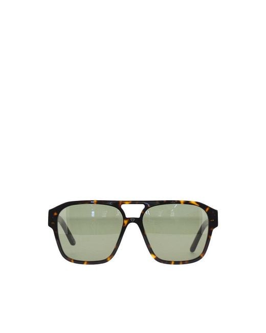 Facehide Green Face. Hide 'Doppioponte' Sunglasses for men