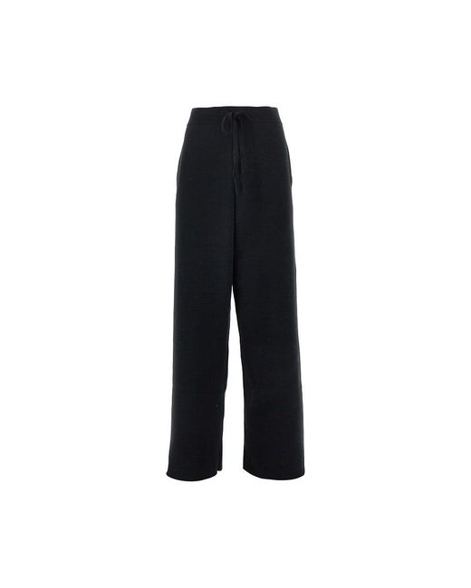 Entire studios Black Straight Leg Knit Pants