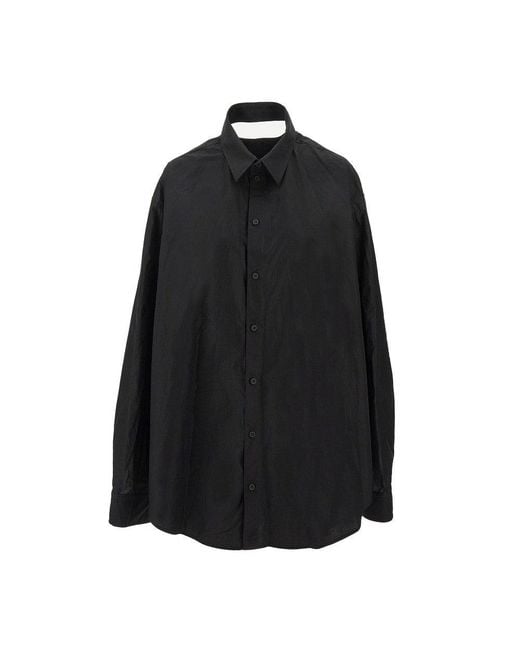 Balenciaga Black Suspended Shirt Effect Mini Dress