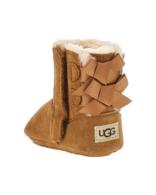 Ugg Brown Baby Bailey Bow Boots Kids