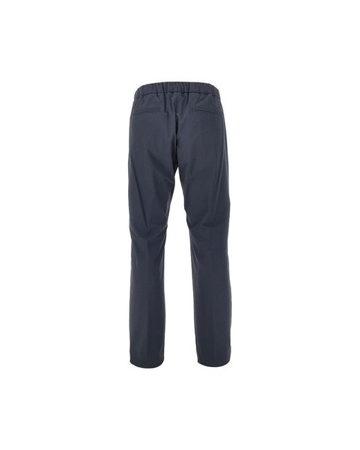 Herno Blue Light Nylon Stretch Pants for men