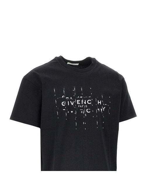 Givenchy Black 'Photographic Negative' Print T-Shirt for men