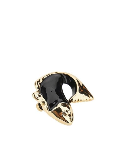 Jacquemus Black 'Poisson' Earrings
