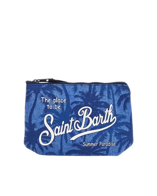 Mc2 Saint Barth Blue 'Aline' Neoprene Pouch for men