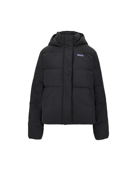 Patagonia Black Padded Nylon 'Sisar' Down Jacket