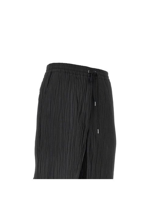 Tatras Black 'Skiathos' Pleated Twill Pants for men