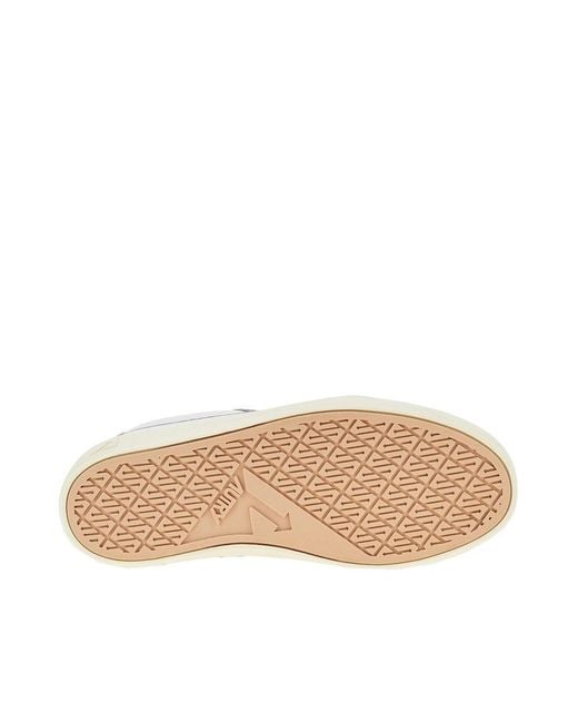 Autry White Windscape Low Leather Sneakers