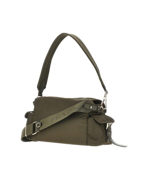 Prada Green Re-Nylon Medium Explore' Bag