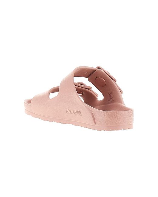 Birkenstock Pink 'Arizona' Eva Slides Kids