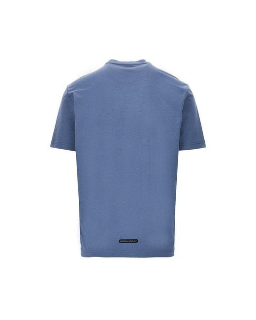 EA7 Blue Natural Ventus 7 T-Shirt for men