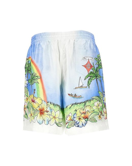 Casablanca Blue Shorts for men