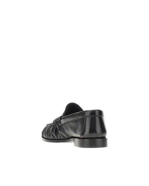 Saint Laurent Black 'Le Loafer' Leather Loafers