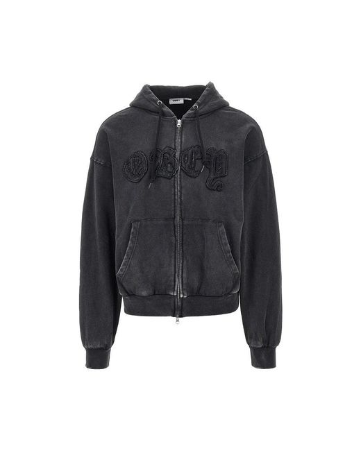 Obey Black Cotton-Blend 'Gothic' Sweatshirt for men