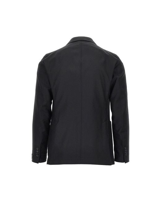 Tagliatore Black Super 110's Wool Tailored Suit for men