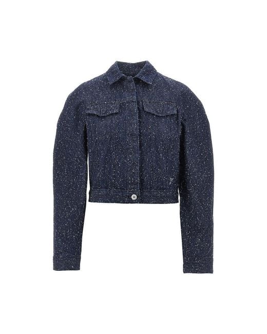 Jacquemus Blue De-Nîmes Ovalo Denim Jacket