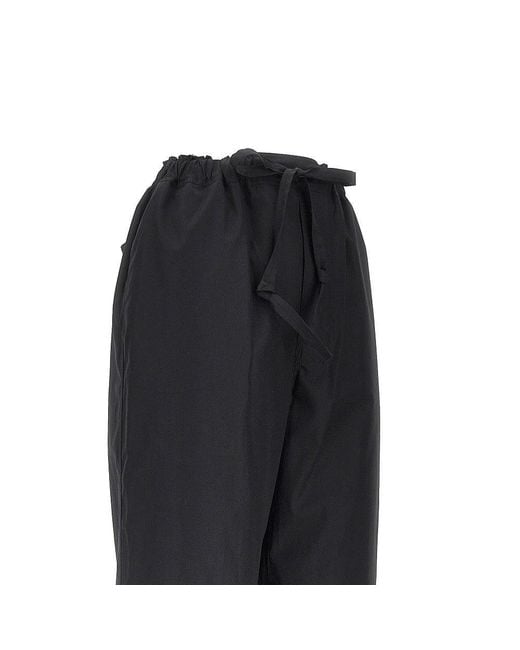 Phoebe Philo Black Cotton 'Pyjama' Pants