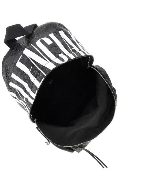Balenciaga Black 'Editor' Arena Leather Backpack for men