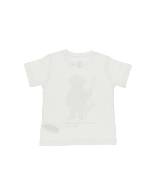 Ralph Lauren White Polo Bear Print T-Shirt Kids for men