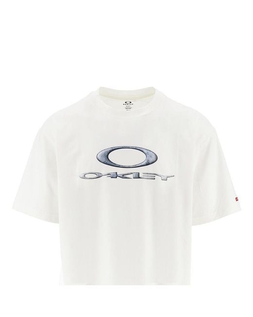 Oakley White 'New Retro X-Metal 3.0' T-Shirt for men