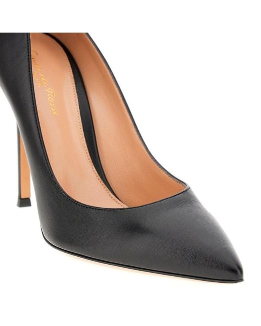 Gianvito Rossi Blue Nappa Leather Pumps